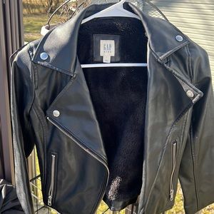 Gap Kids faux leather coat